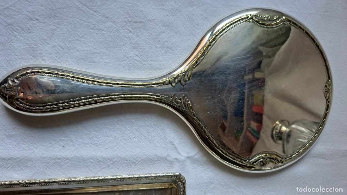 Antig&uuml;edades: JUEGO DE TOCADOR 9 PIEZAS - Foto 7