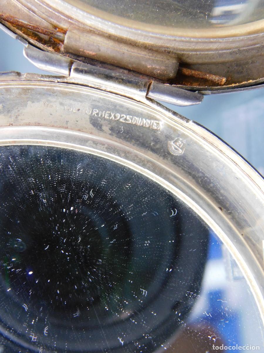 Antig&uuml;edades: Antigua Polvera Plata - Foto 6