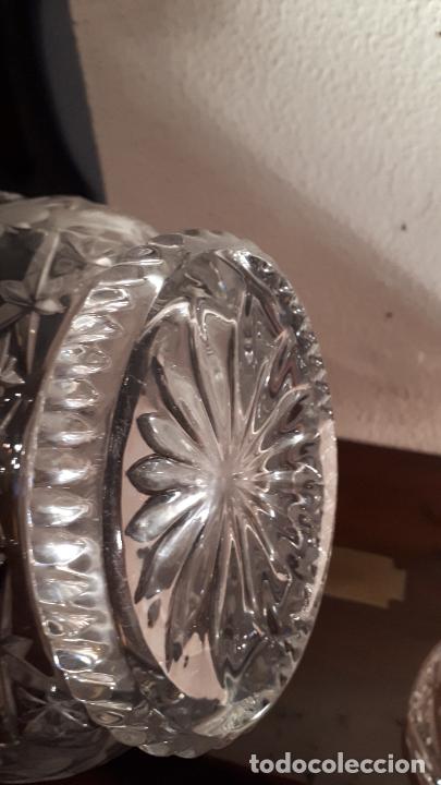 Antig&uuml;edades: Bombonera de cristal tallado - Foto 6