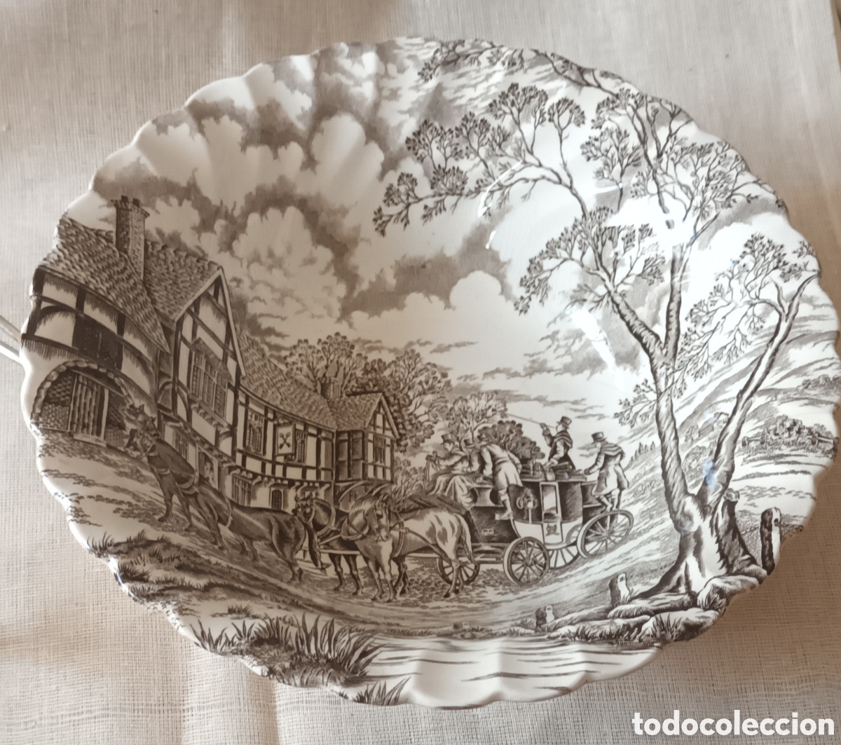 Antig&uuml;edades: Cuenco antiguo porcelana inglesa - Foto 5
