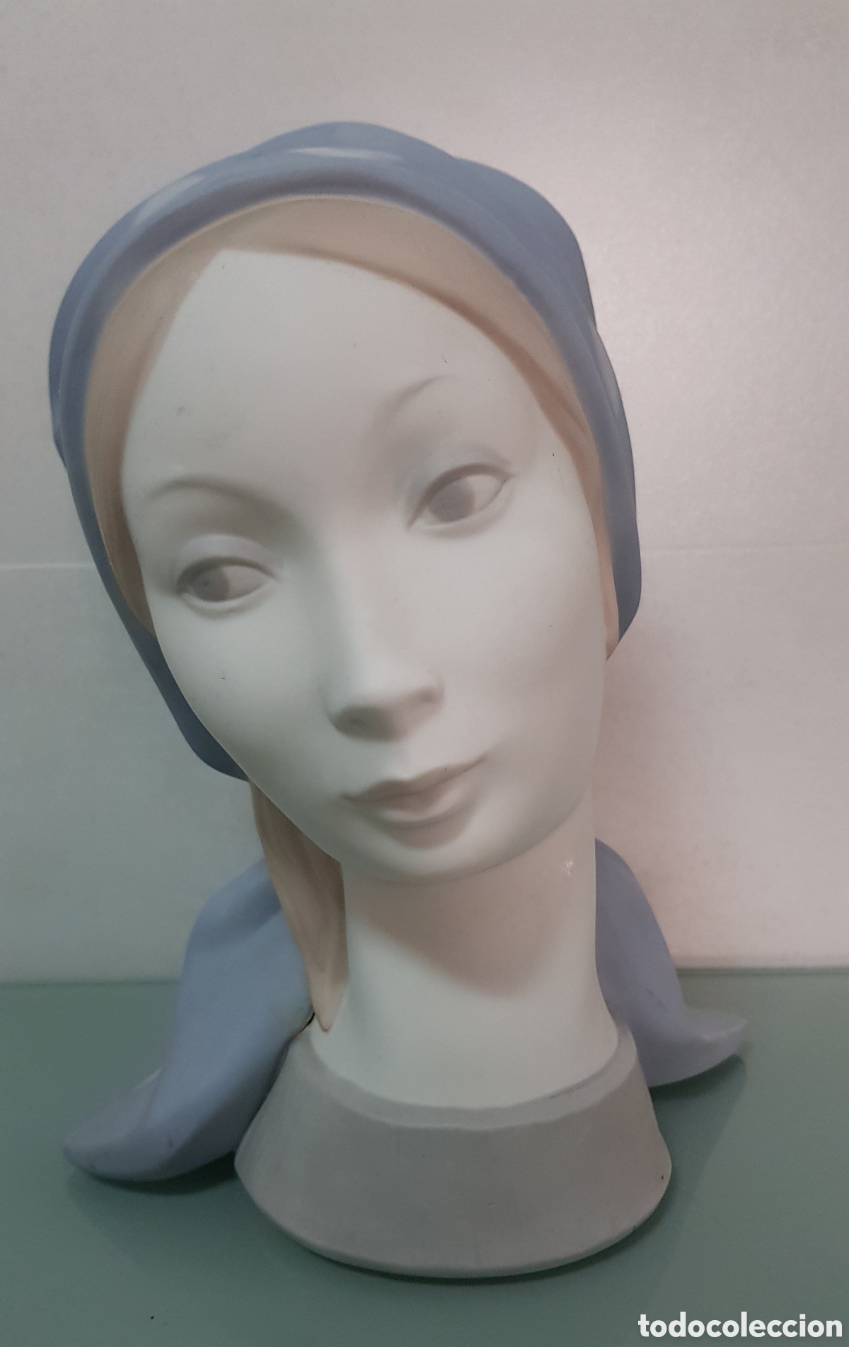 Antig&uuml;edades: BUSTO MUJER DE LLADRO MATE - Foto 1