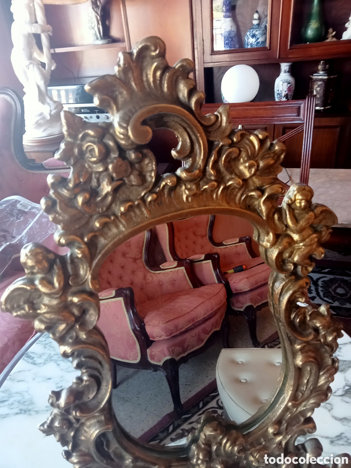 Antig&uuml;edades: ESPEJO BRONCE - Foto 5