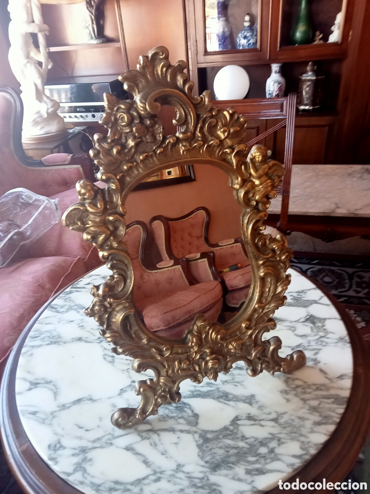 Antig&uuml;edades: ESPEJO BRONCE - Foto 1