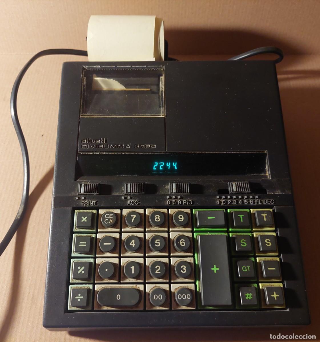 Antig&uuml;edades: Calculadora OLIVETTI. Funcionando - Foto 1