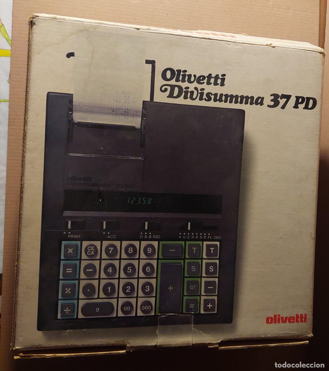 Antig&uuml;edades: Calculadora OLIVETTI. Funcionando - Foto 2
