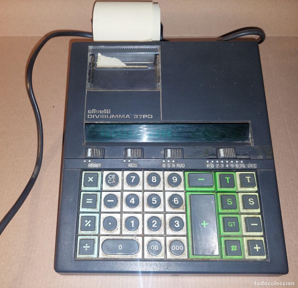 Antig&uuml;edades: Calculadora OLIVETTI. Funcionando - Foto 3