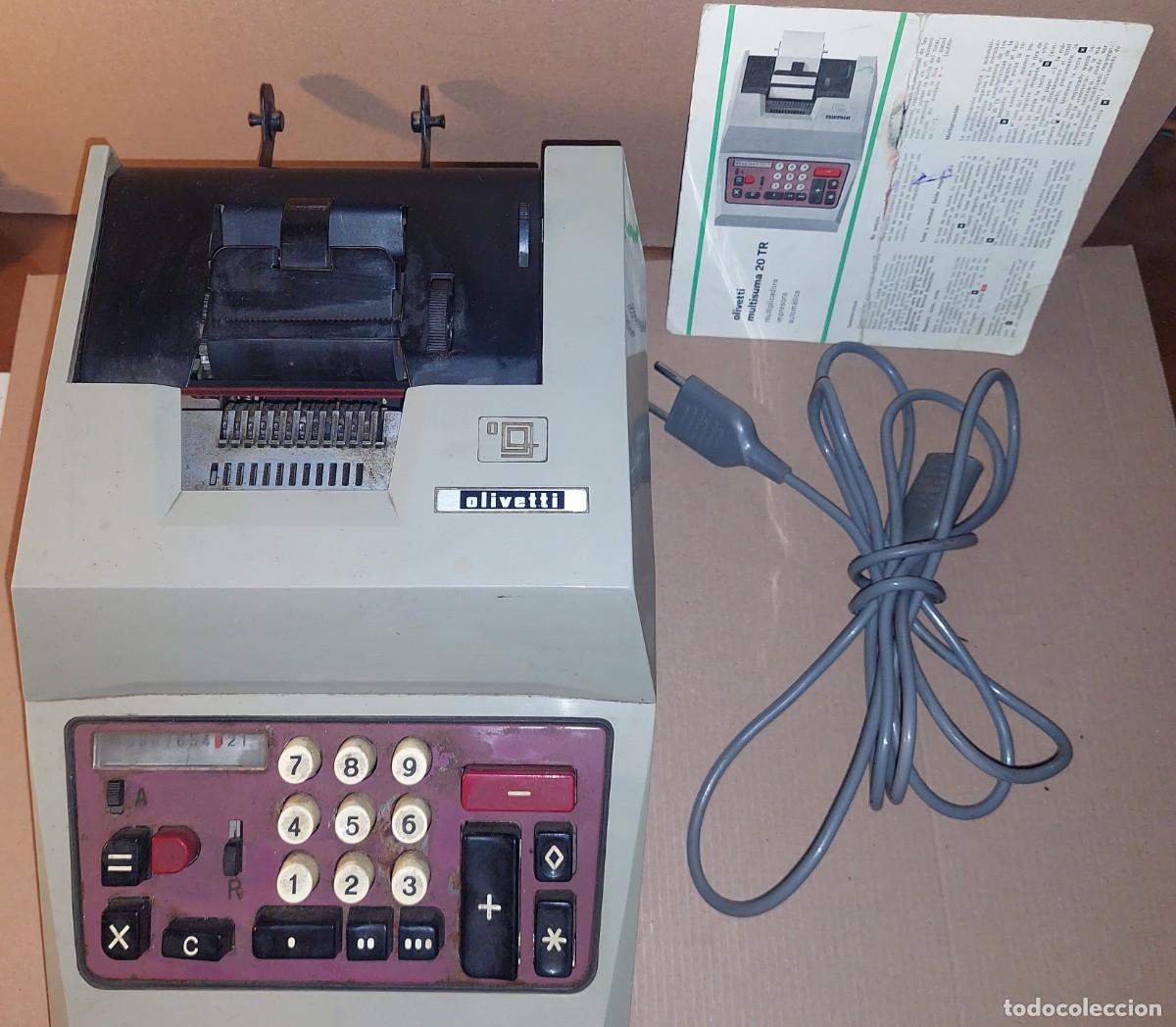 Antig&uuml;edades: Calculadora OLIVETTI. Funcionando