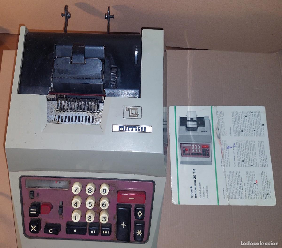 Antig&uuml;edades: Calculadora OLIVETTI. Funcionando - Foto 4