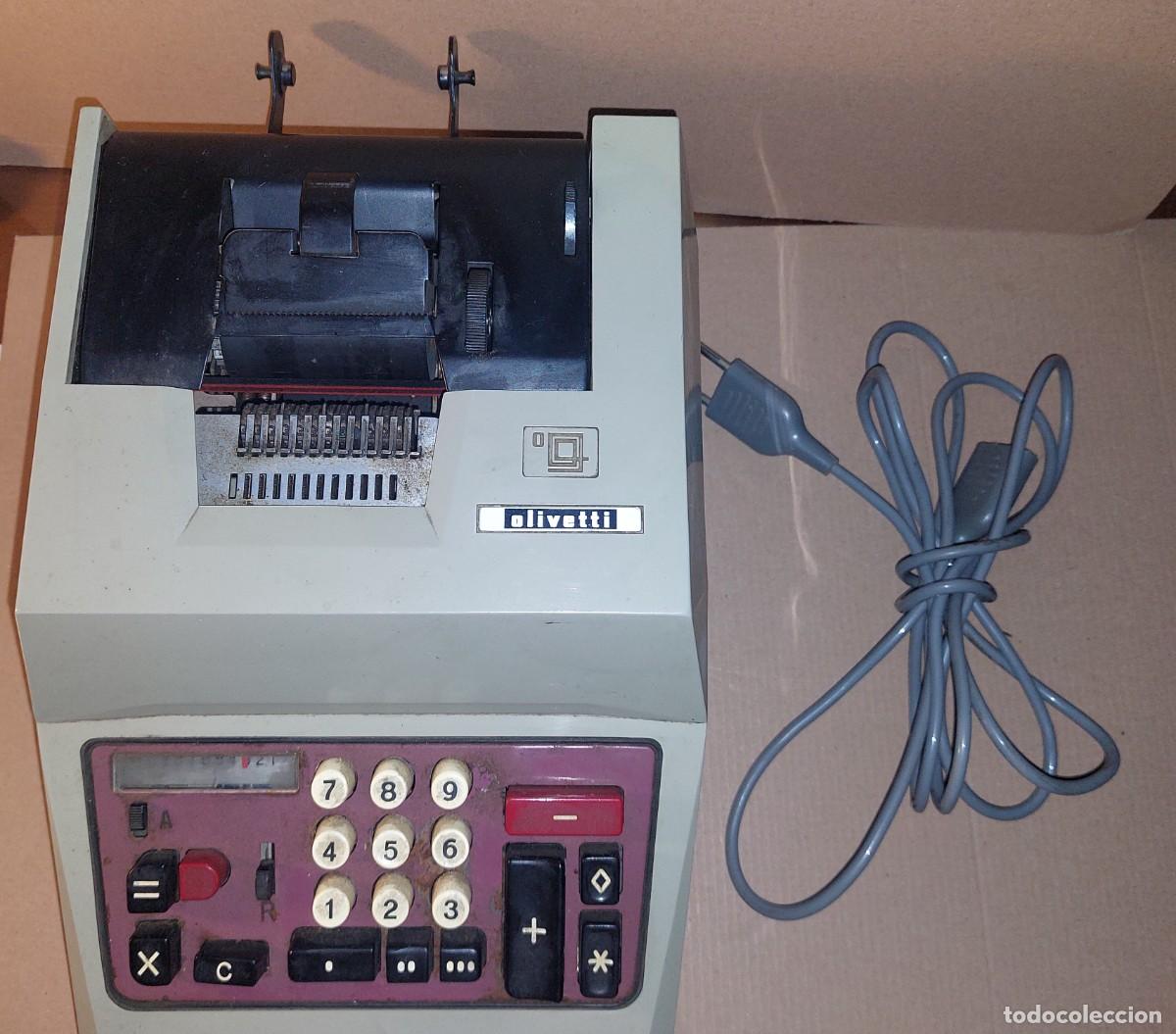 Antig&uuml;edades: Calculadora OLIVETTI. Funcionando - Foto 5