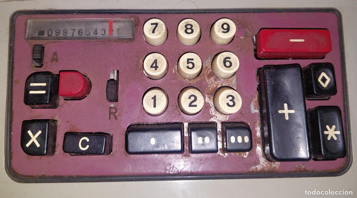 Antig&uuml;edades: Calculadora OLIVETTI. Funcionando - Foto 7
