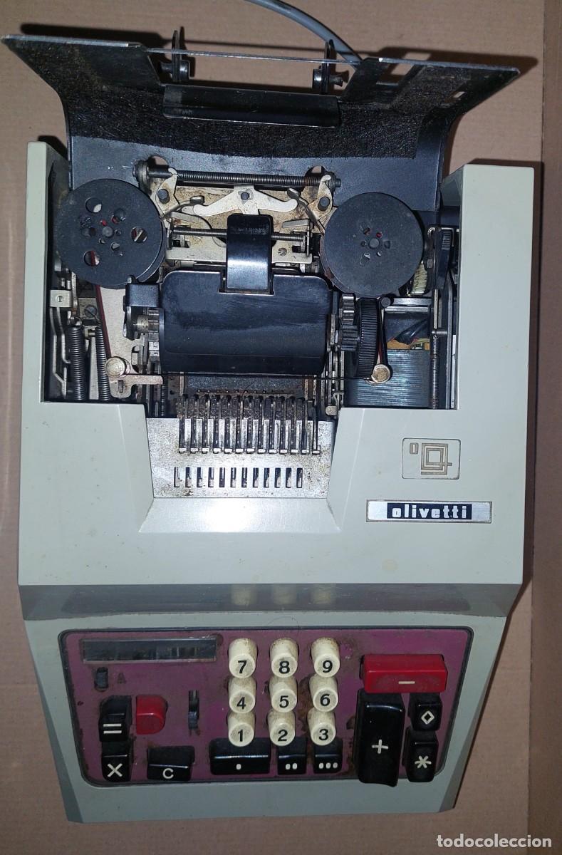 Antig&uuml;edades: Calculadora OLIVETTI. Funcionando - Foto 16