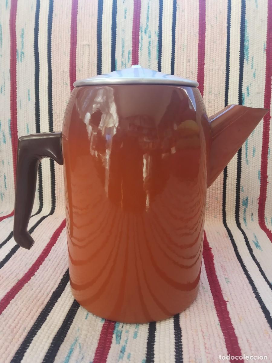 Antig&uuml;edades: CAFETERA - TETERA ESMALTADA PORCELANA - Foto 1