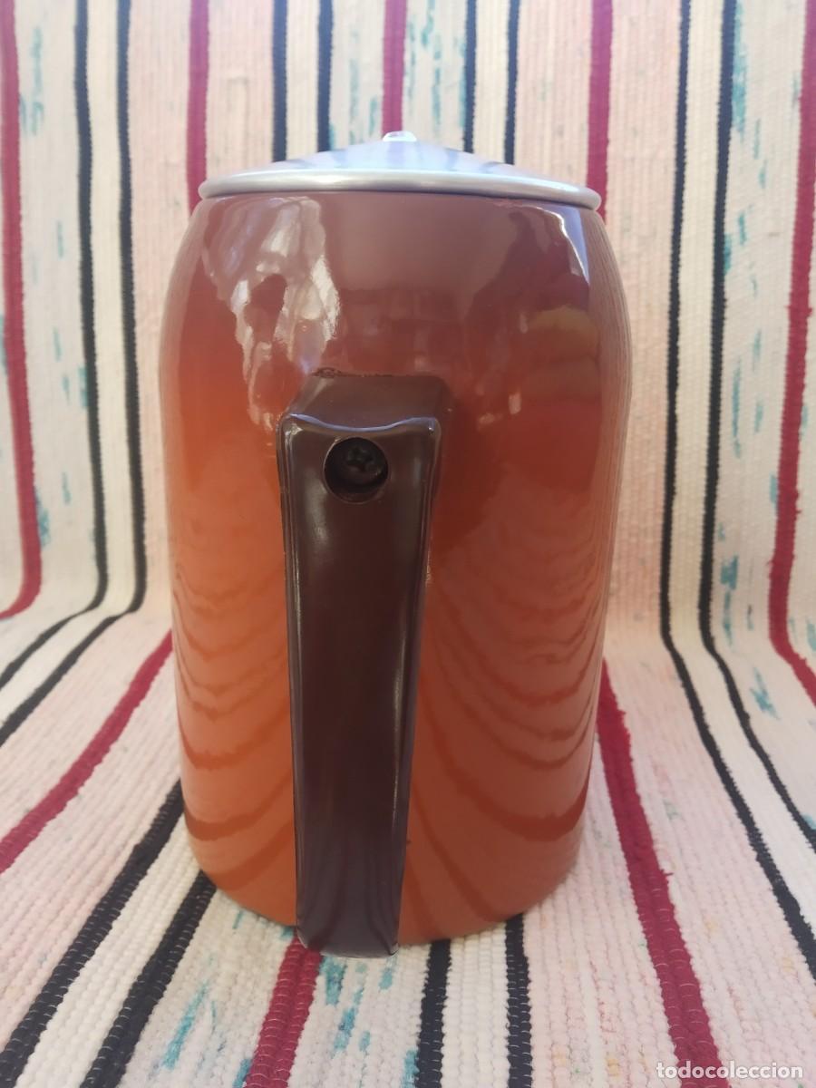 Antig&uuml;edades: CAFETERA - TETERA ESMALTADA PORCELANA - Foto 2