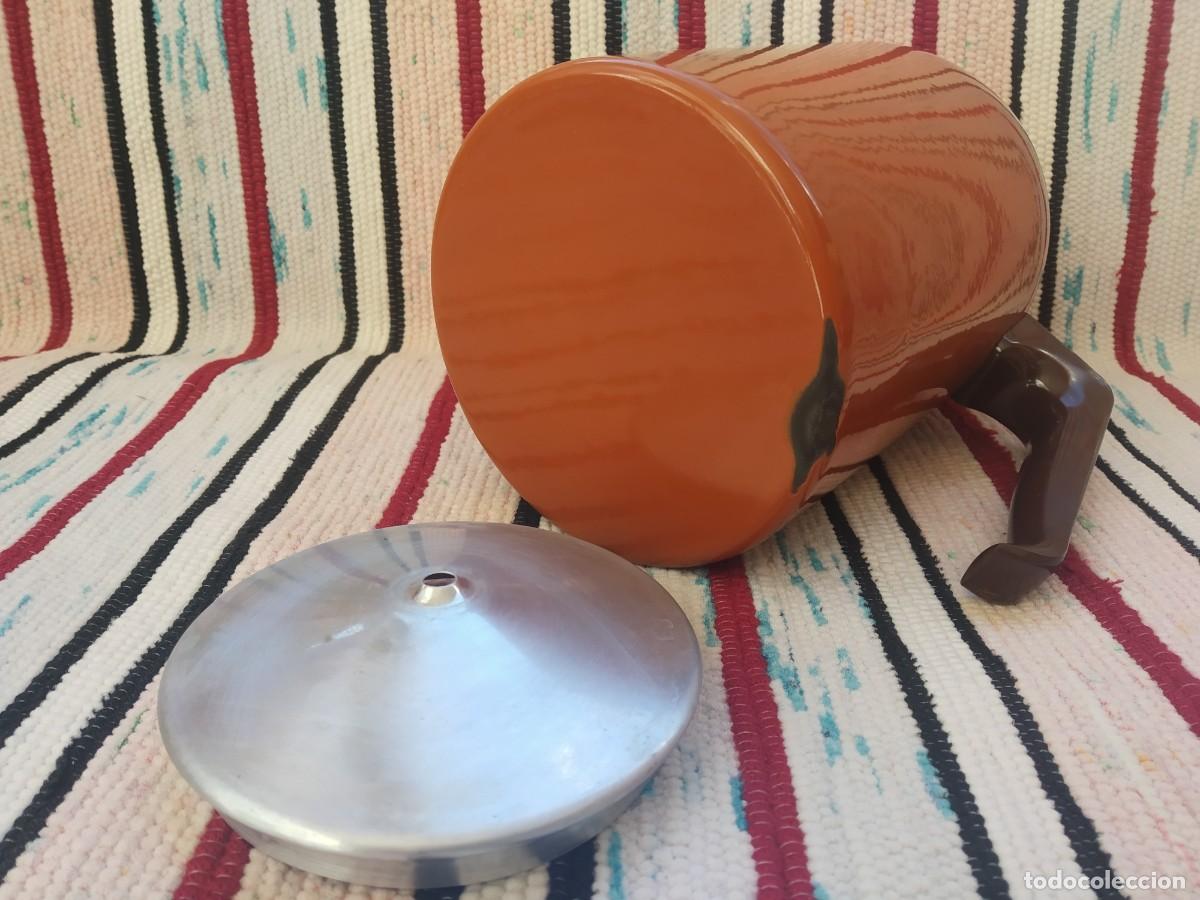 Antig&uuml;edades: CAFETERA - TETERA ESMALTADA PORCELANA - Foto 7