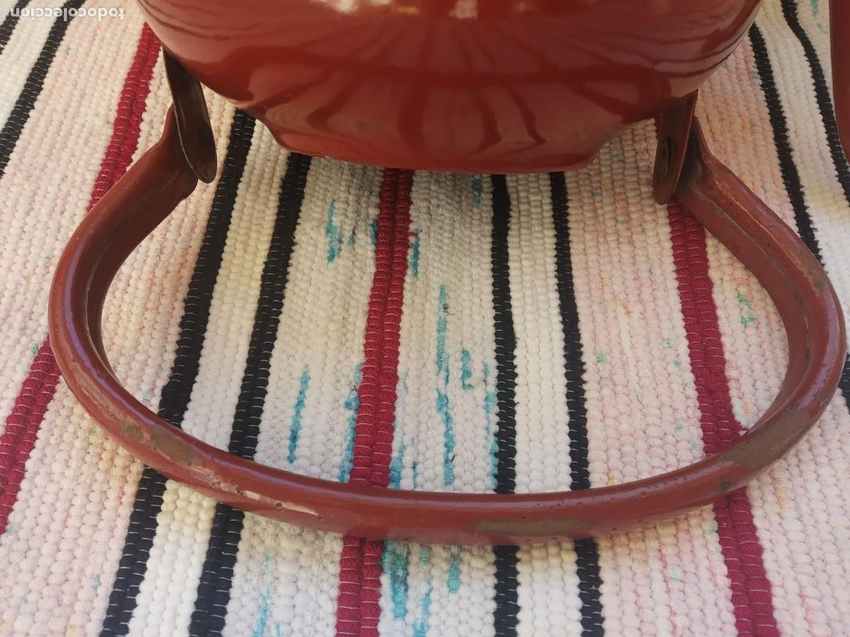 Antig&uuml;edades: CAFETERA - TETERA ESMALTADA PORCELANA - Foto 11