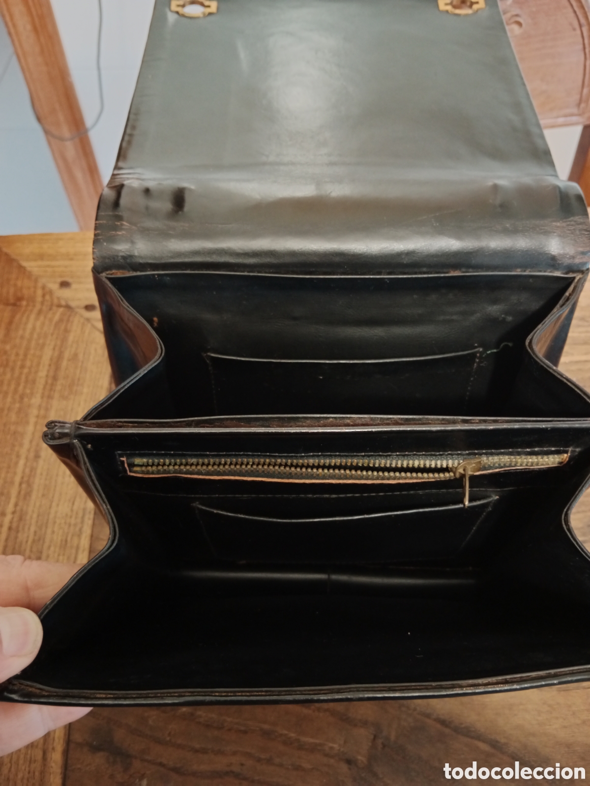 Antig&uuml;edades: Bolso de se&ntilde;ora a&ntilde;os40 - Foto 3