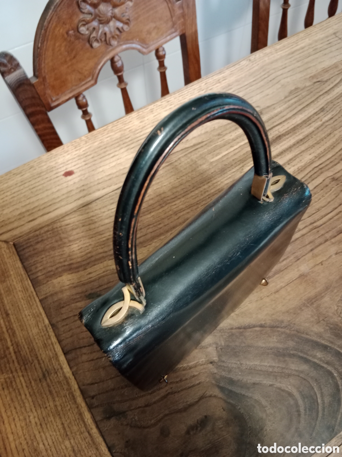 Antig&uuml;edades: Bolso de se&ntilde;ora a&ntilde;os40 - Foto 7