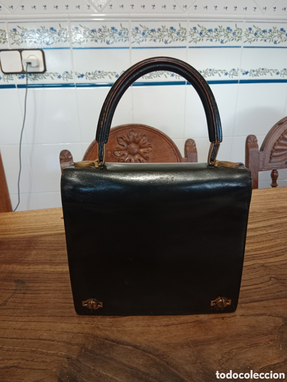 Antig&uuml;edades: Bolso de se&ntilde;ora a&ntilde;os40 - Foto 1