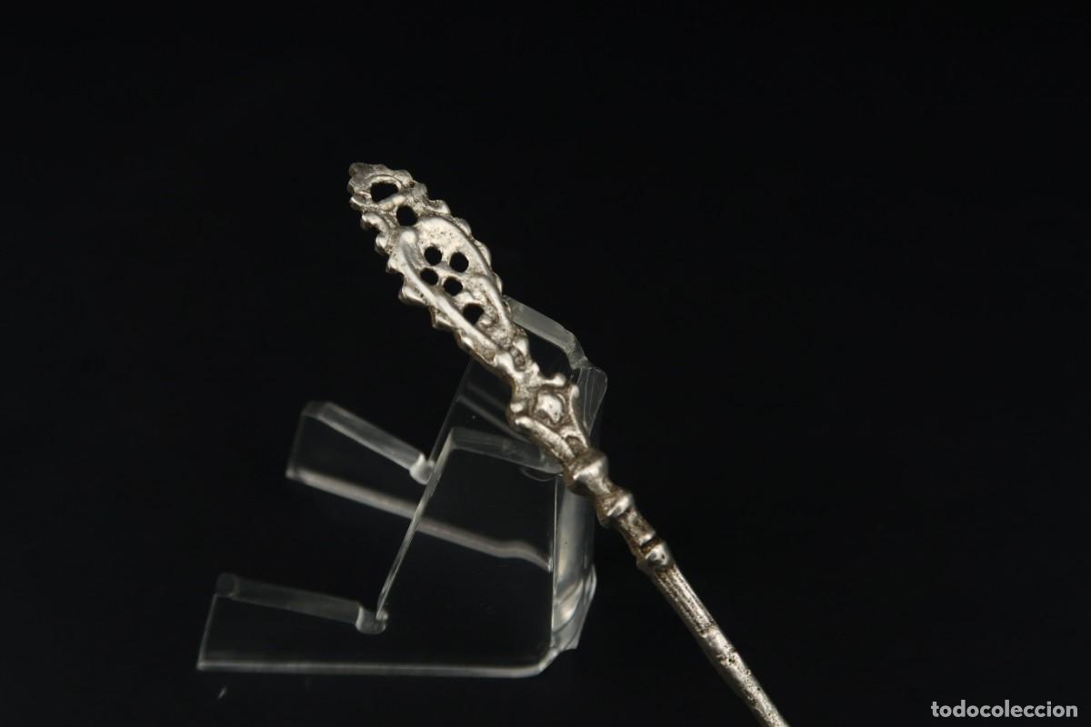 Antig&uuml;edades: Antigua Cuchara Turca de Plata - Foto 9