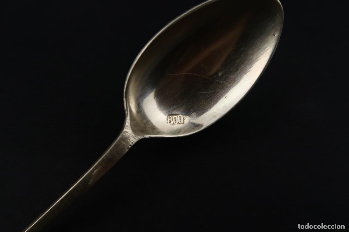 Antig&uuml;edades: Antigua Cuchara Turca de Plata - Foto 5