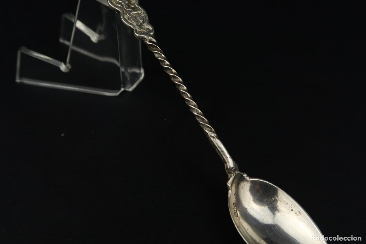 Antig&uuml;edades: Antigua Cuchara Turca de Plata - Foto 3