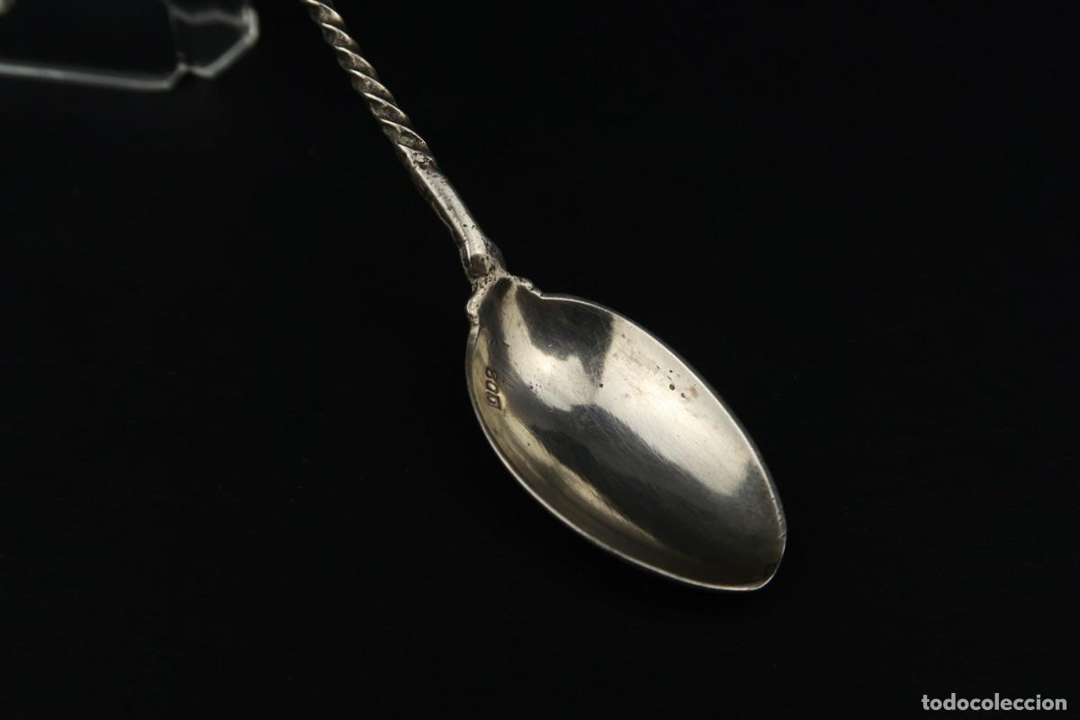 Antig&uuml;edades: Antigua Cuchara Turca de Plata - Foto 4