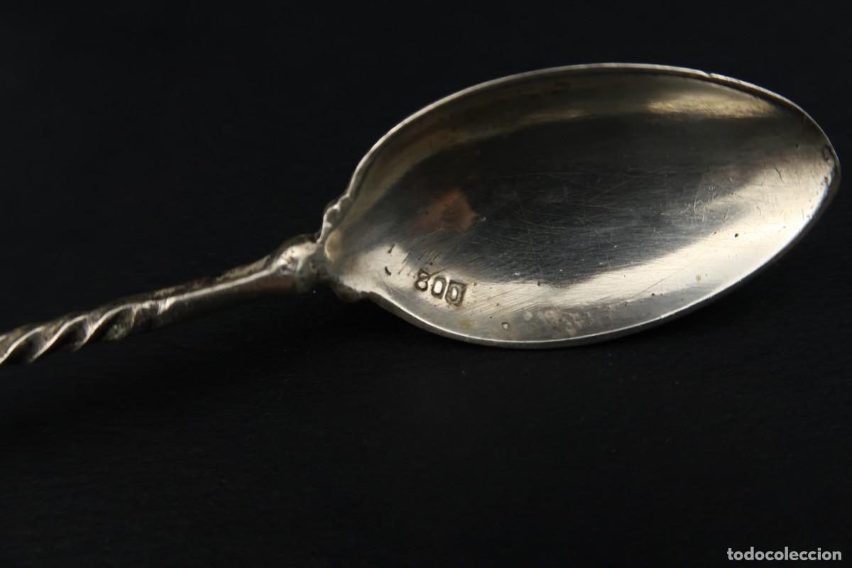 Antig&uuml;edades: Antigua Cuchara Turca de Plata - Foto 5