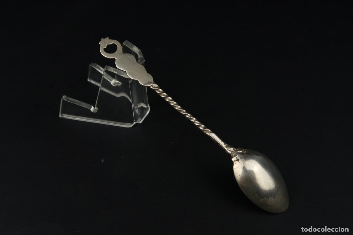 Antig&uuml;edades: Antigua Cuchara Turca de Plata - Foto 6