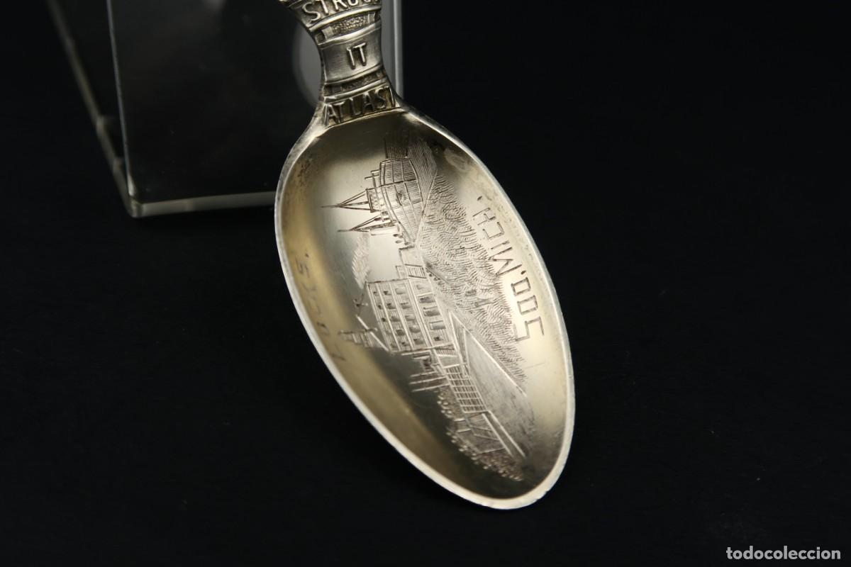 Antig&uuml;edades: Antigua Cuchara Inglesa de Plata - Foto 7