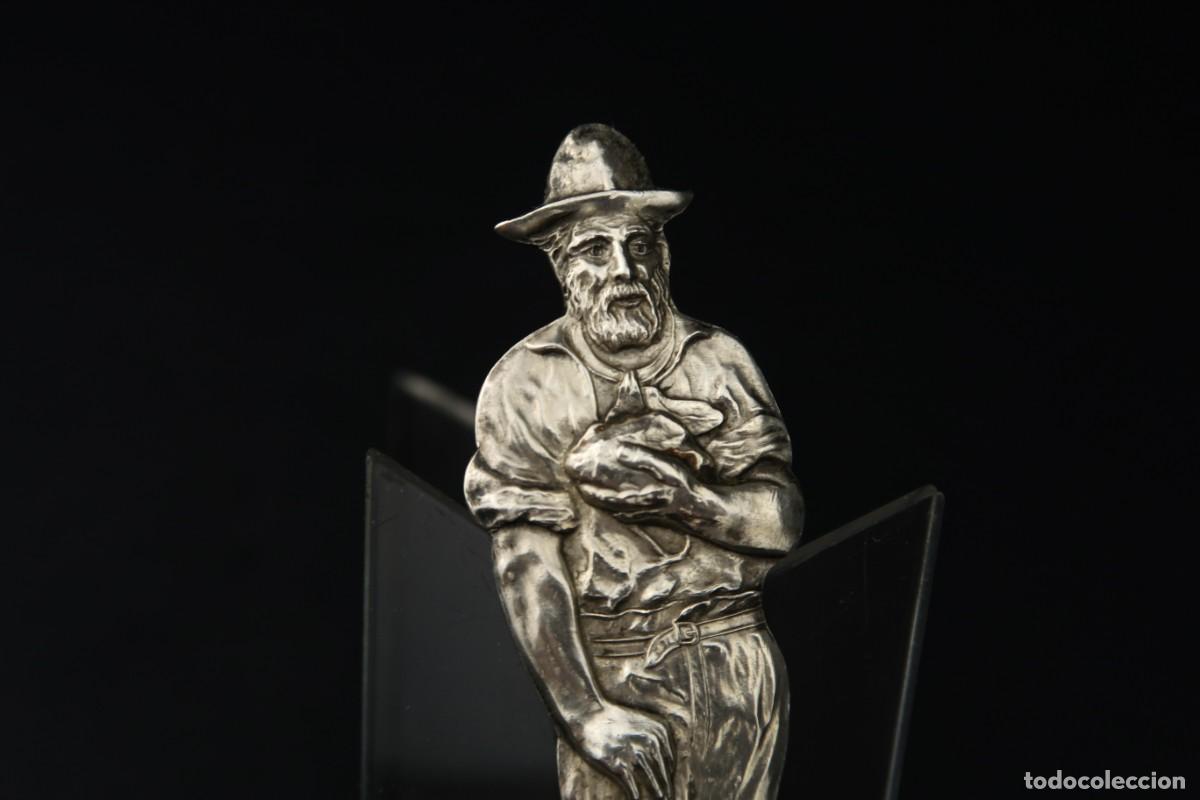 Antig&uuml;edades: Antigua Cuchara Inglesa de Plata - Foto 9