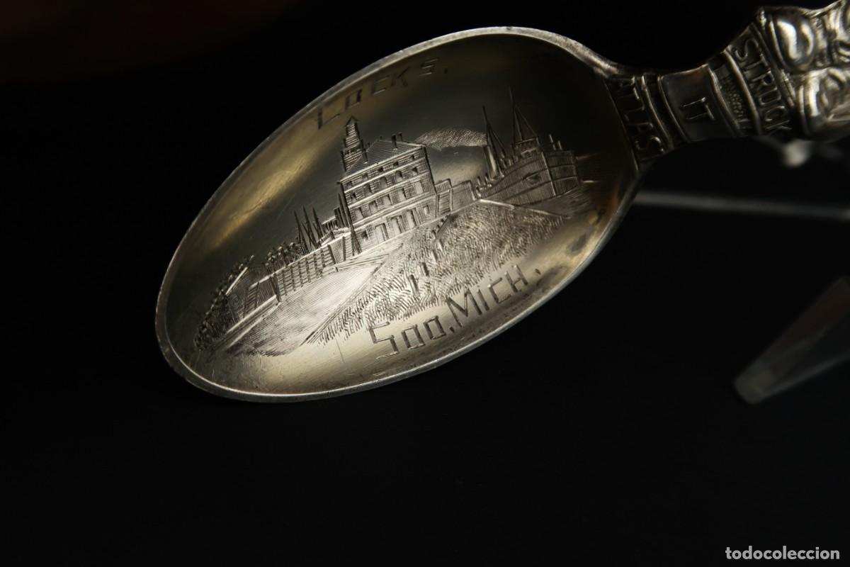 Antig&uuml;edades: Antigua Cuchara Inglesa de Plata - Foto 16