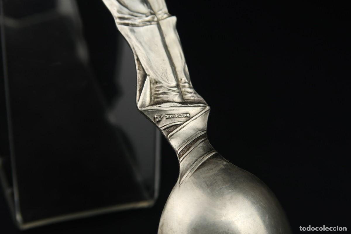 Antig&uuml;edades: Antigua Cuchara Inglesa de Plata - Foto 20