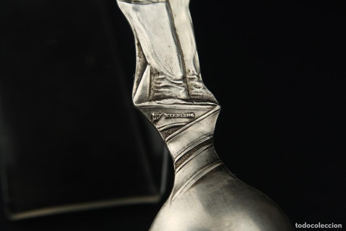 Antig&uuml;edades: Antigua Cuchara Inglesa de Plata - Foto 21