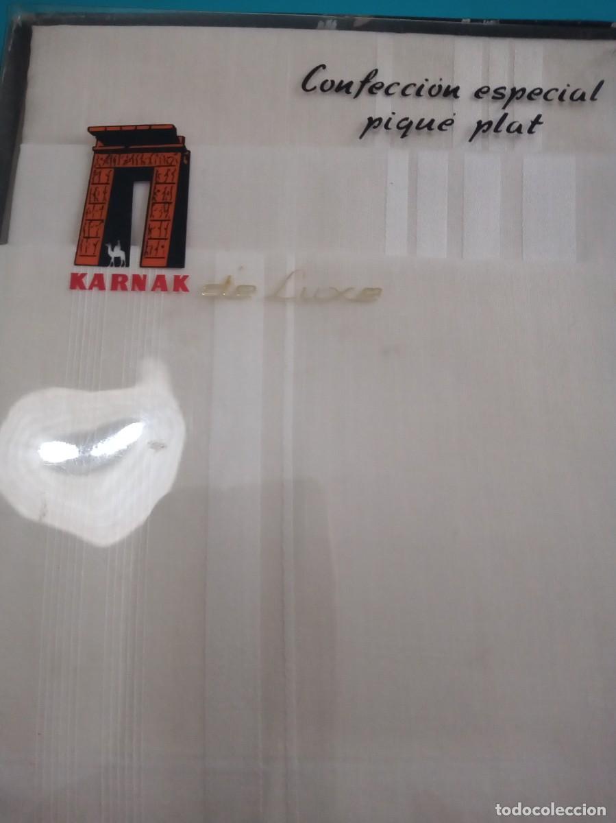 Antig&uuml;edades: 6 PA&Ntilde;UELOS DE ALGOD&Oacute;N EGIPCIO KARNAK DE LUXE - Foto 3