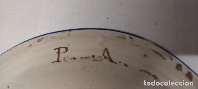 Antig&uuml;edades: ANTIGUO PLATO DE MANISES 32CM - Foto 6