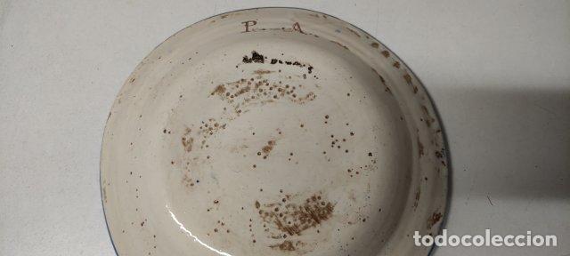 Antig&uuml;edades: ANTIGUO PLATO DE MANISES 32CM - Foto 7