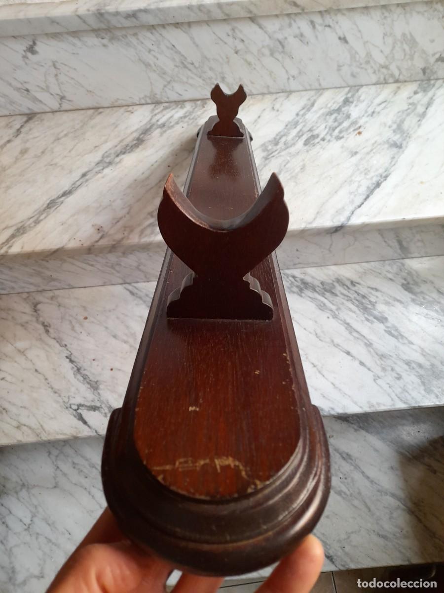 Antig&uuml;edades: Peana de doble soporte - Foto 3