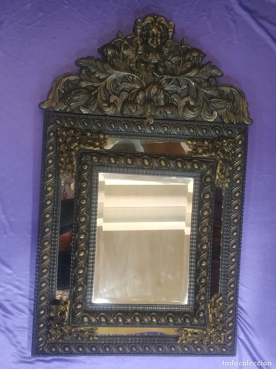 Antig&uuml;edades: ESPEJO FRANC&Eacute;S NAPOLE&Oacute;N III - Foto 1