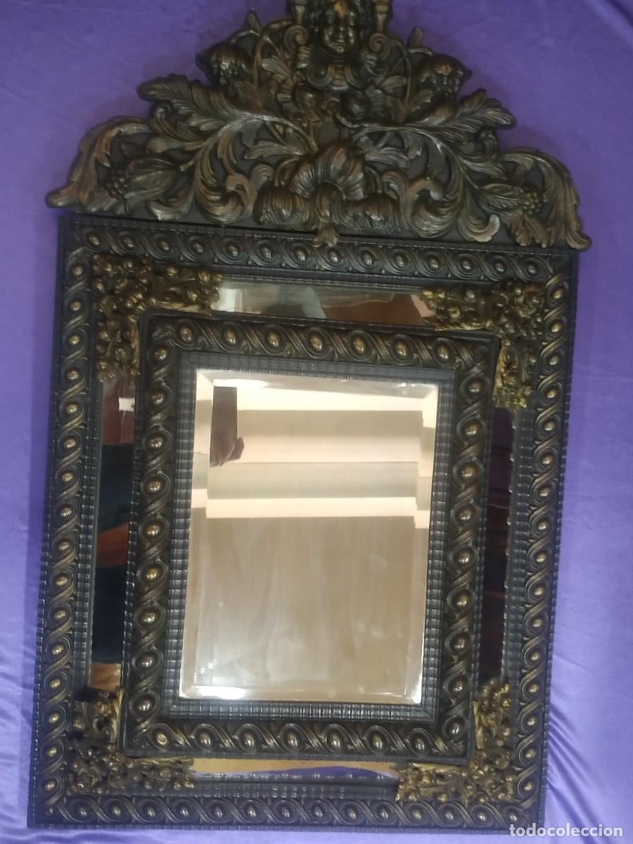 Antig&uuml;edades: ESPEJO FRANC&Eacute;S NAPOLE&Oacute;N III - Foto 2