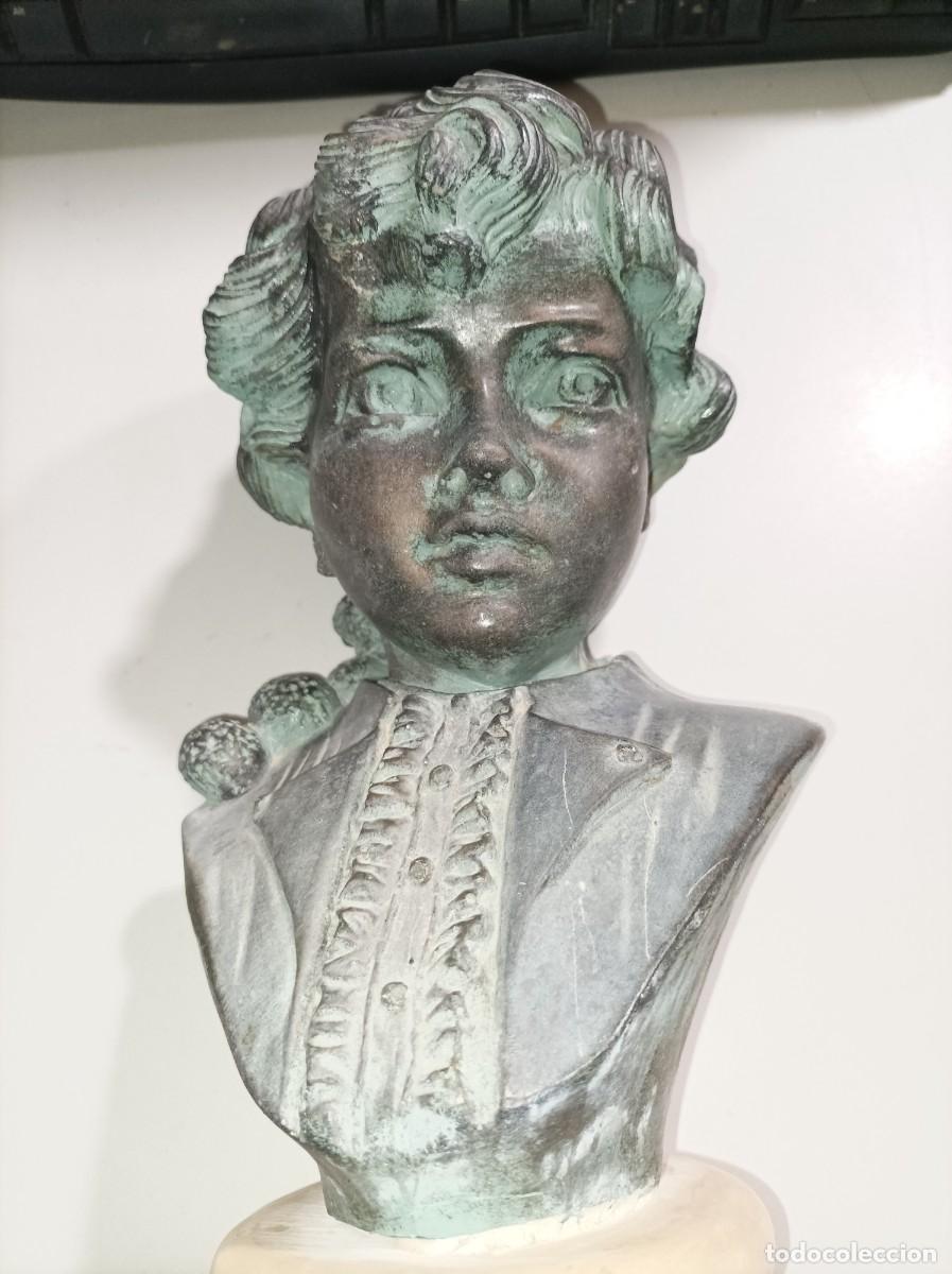 Antig&uuml;edades: BUSTO decorativo NI&Ntilde;O FALLERO - Foto 2
