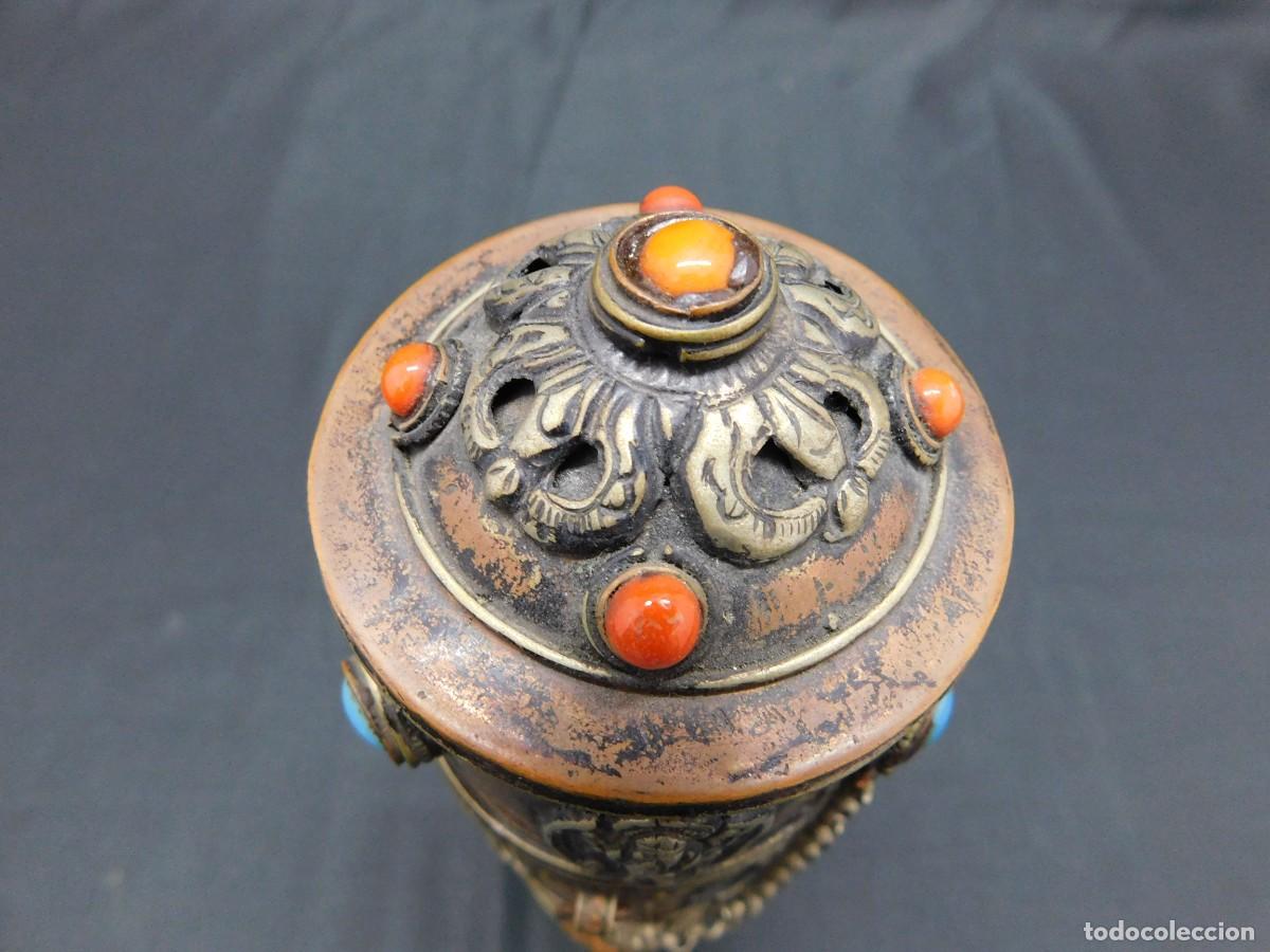 Antig&uuml;edades: PORTAROLLO ORIENTAL - Foto 3