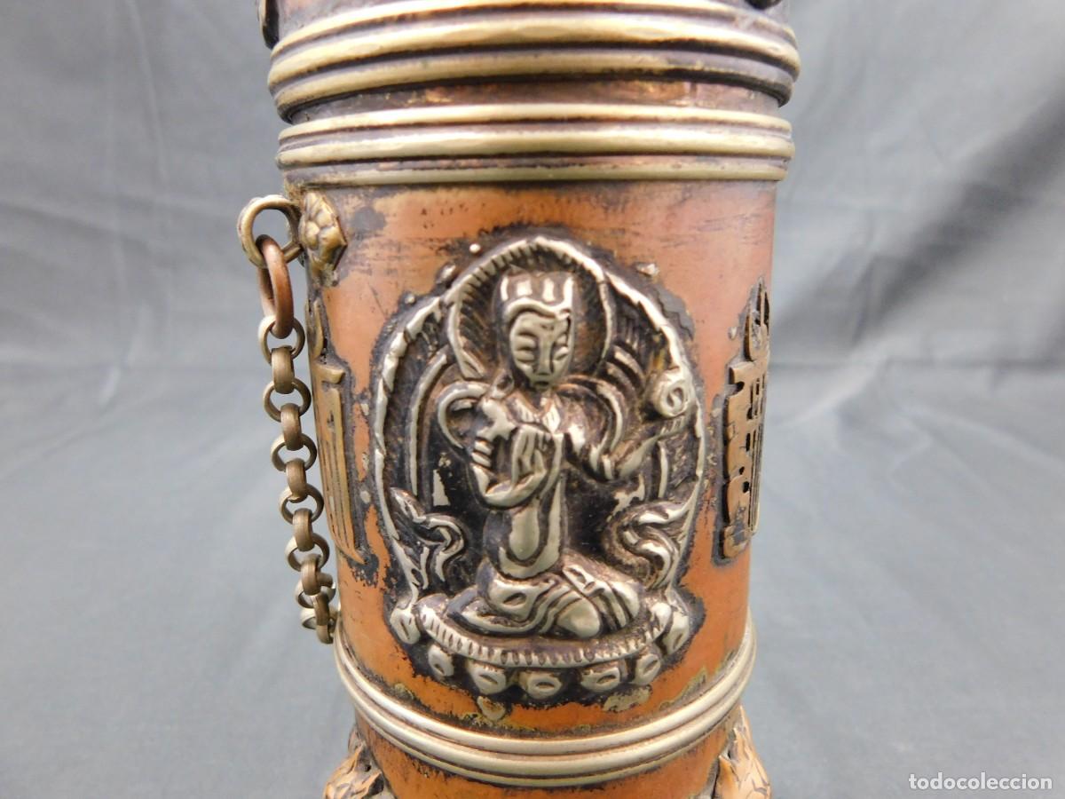 Antig&uuml;edades: PORTAROLLO ORIENTAL - Foto 7