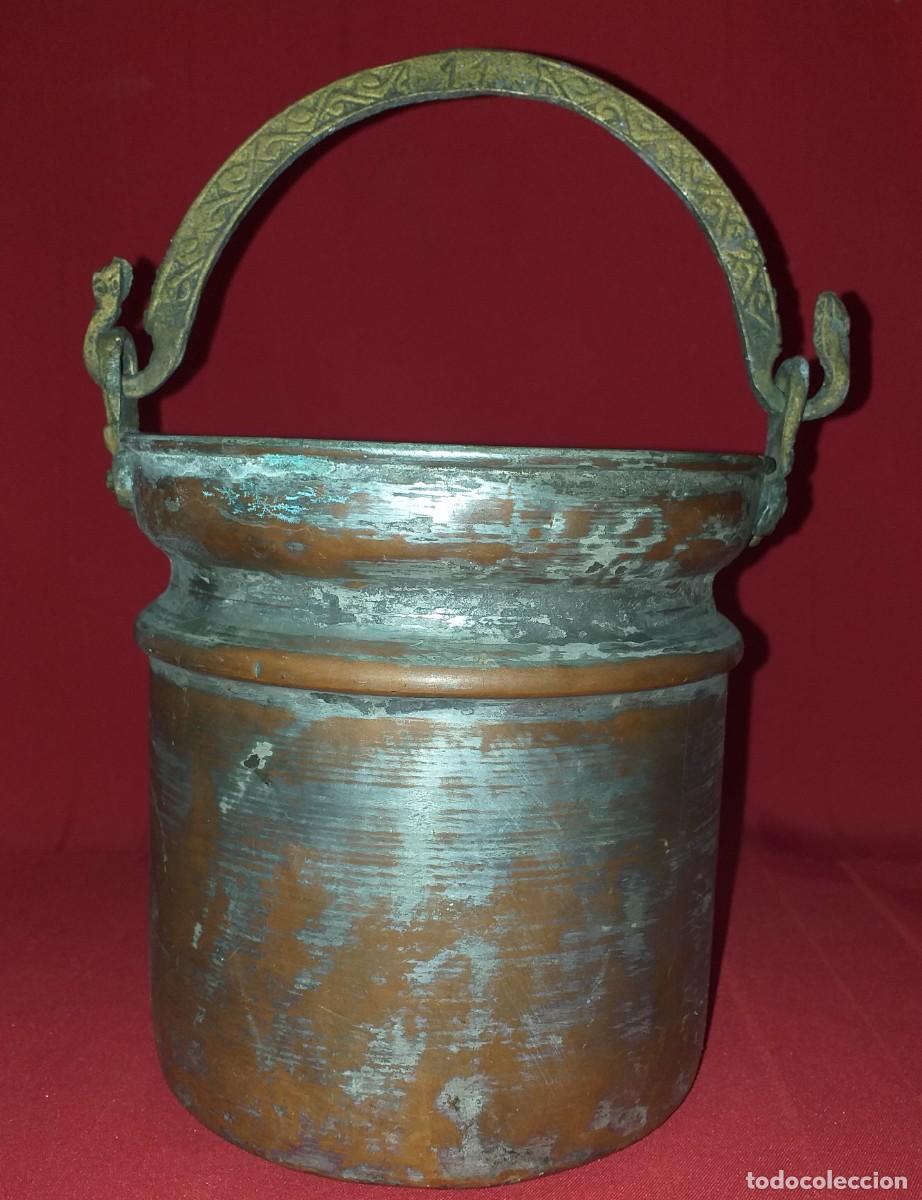 Antig&uuml;edades: ANTIGUA OLLA DE COBRE - Foto 2