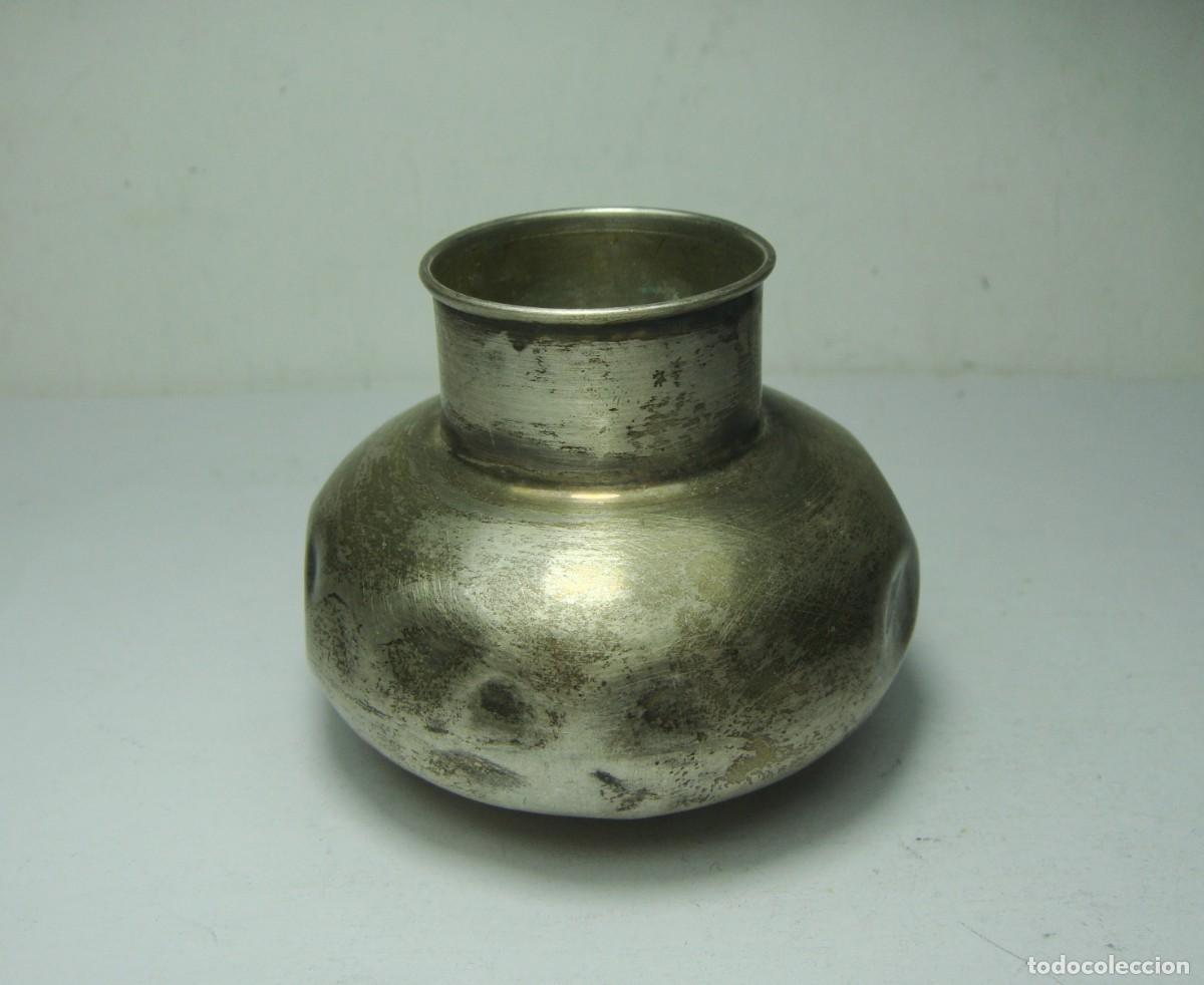 Antig&uuml;edades: Tintero antiguo de Plata. - Foto 1
