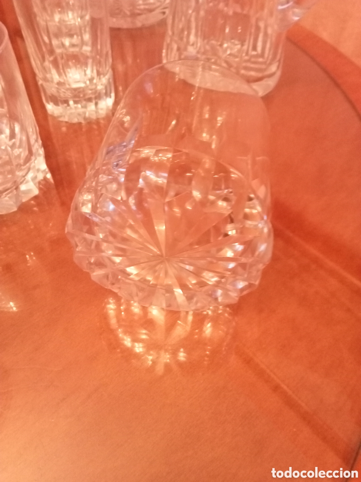 Antig&uuml;edades: LOTE VASOS Y JARRAS CRISTAL - Foto 5