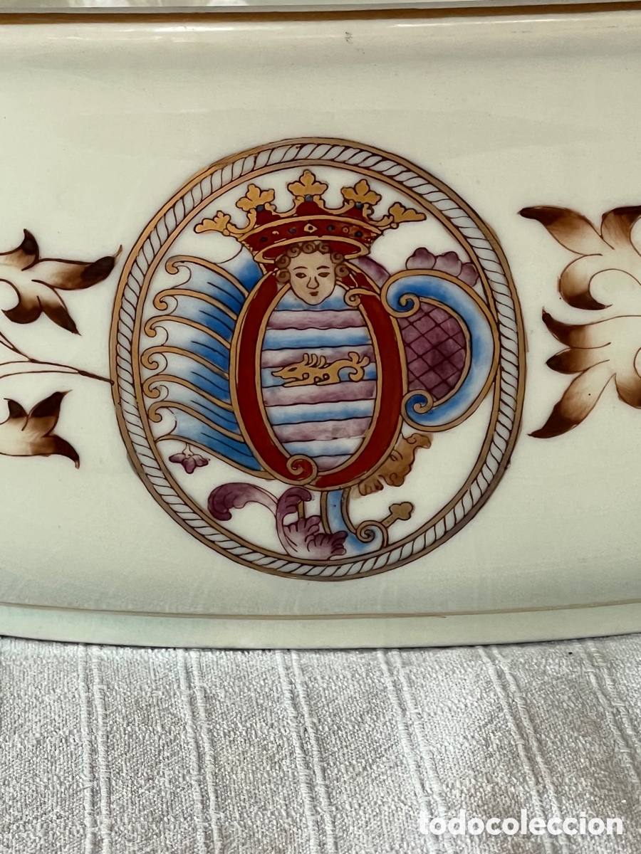 Antig&uuml;edades: Florero de porcelana china - Foto 2