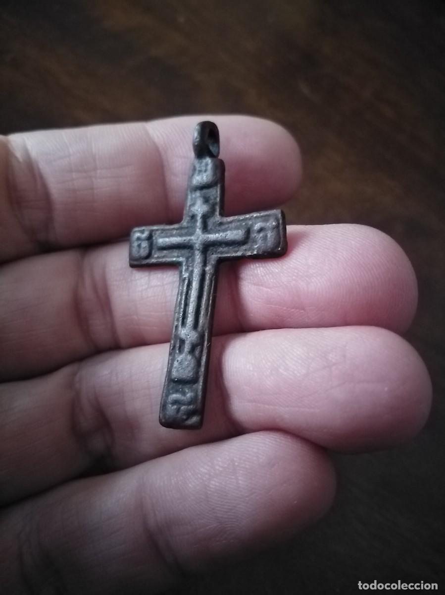 Antig&uuml;edades: Antiguo crucifijo. - Foto 4