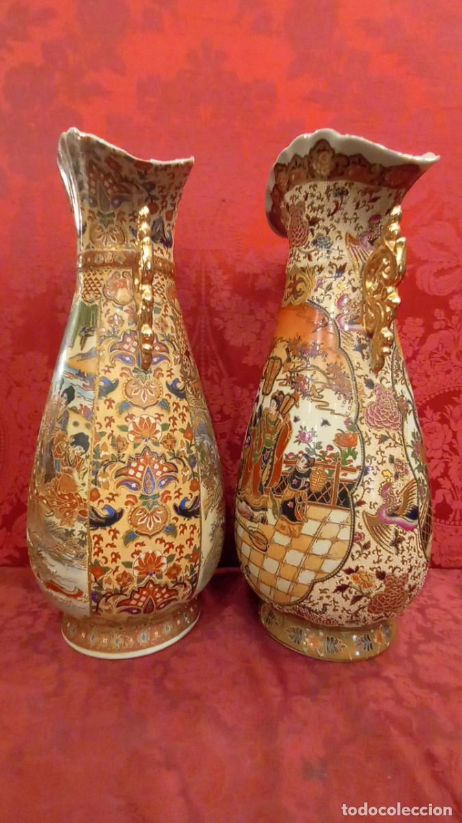 Antig&uuml;edades: Pareja jarrones porcelana china - Foto 4