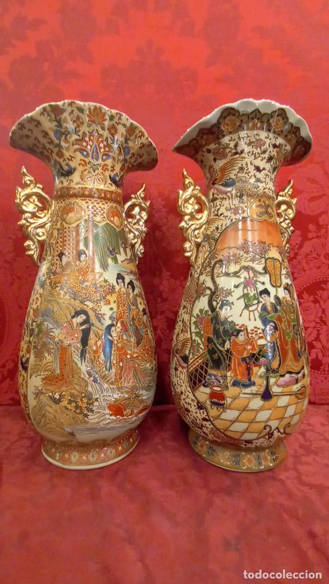 Antig&uuml;edades: Pareja jarrones porcelana china - Foto 7