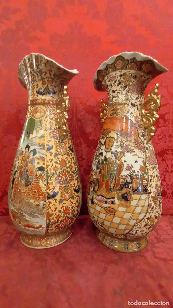 Antig&uuml;edades: Pareja jarrones porcelana china - Foto 10